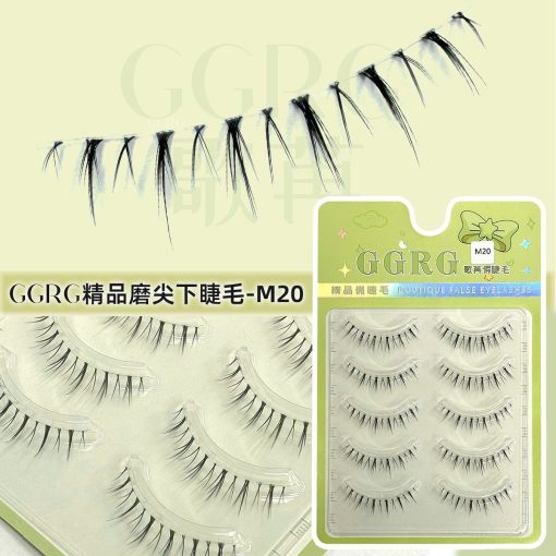 Lông Mi Gân Trong GGRG Hộp 5 Cặp - M20