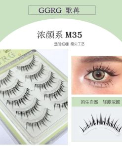 Lông Mi Gân Trong GGRG Hộp 5 Cặp - M35