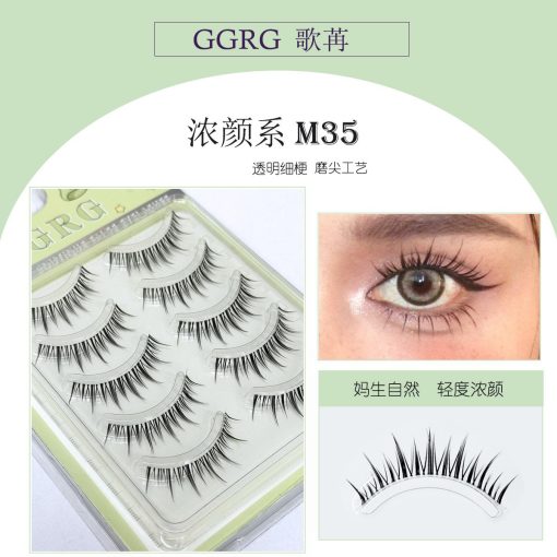 Lông Mi Gân Trong GGRG Hộp 5 Cặp - M35