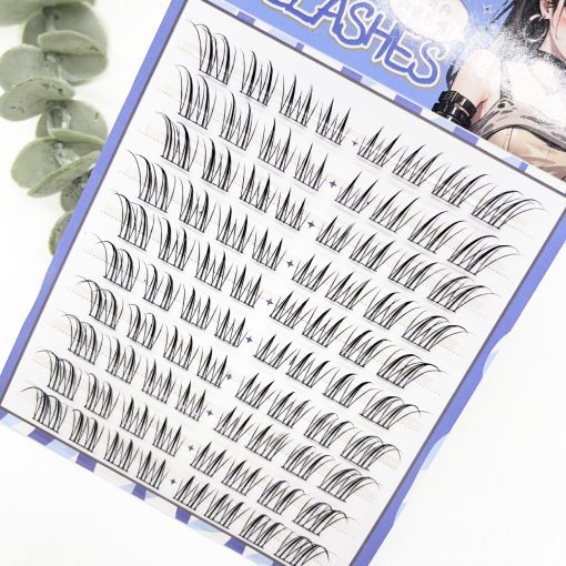 Lông Mi Sợi False Eyelashes Hộp 10 Hàng - Hình ảnh 2