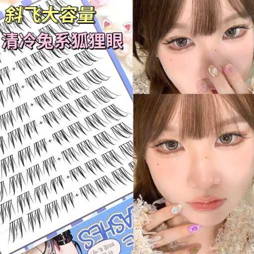 Lông Mi Sợi False Eyelashes Hộp 10 Hàng - Hình ảnh 3