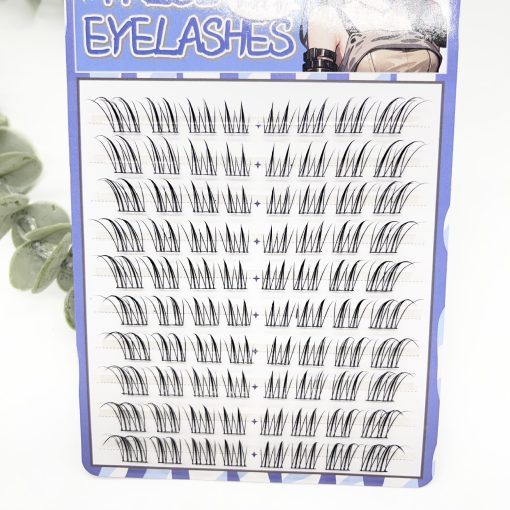 Lông Mi Sợi False Eyelashes Hộp 10 Hàng - Hình ảnh 4