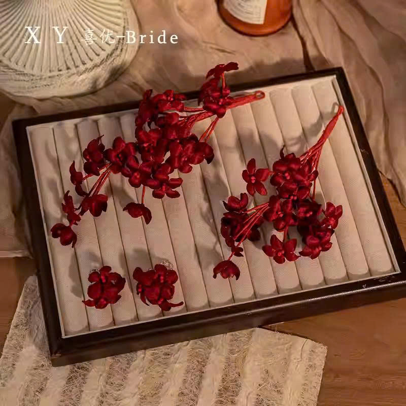 Set 2 Món Kẹp Hoa 5 Cánh Kèm Bông Tai - Hình ảnh 2