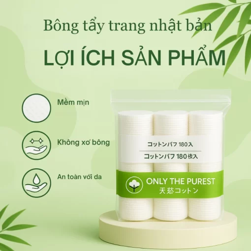 Bông Tẩy Trang - MNS Tròn