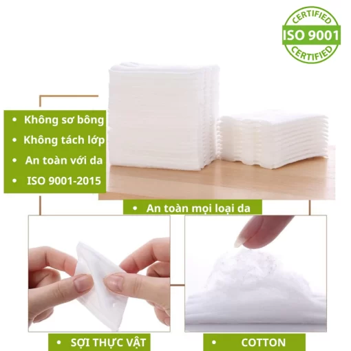 Bông Tẩy Trang - MNS Vuông - Hình ảnh 3
