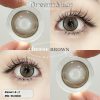 Contact Lens Dreamoon Chính Hãng, Lens Douyin Màu Brown - Cheese Brown