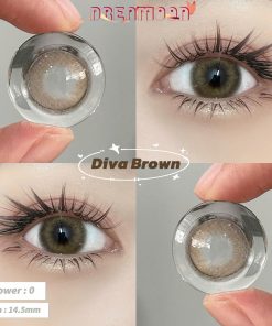 Contact Lens Dreamoon Chính Hãng, Lens Douyin Màu Brown - Diva Brown