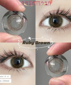 Contact Lens Dreamoon Chính Hãng, Lens Douyin Màu Brown - Ruby Brown