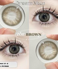 Contact Lens Dreamoon Chính Hãng, Lens Douyin Màu Brown - Zoe Brown