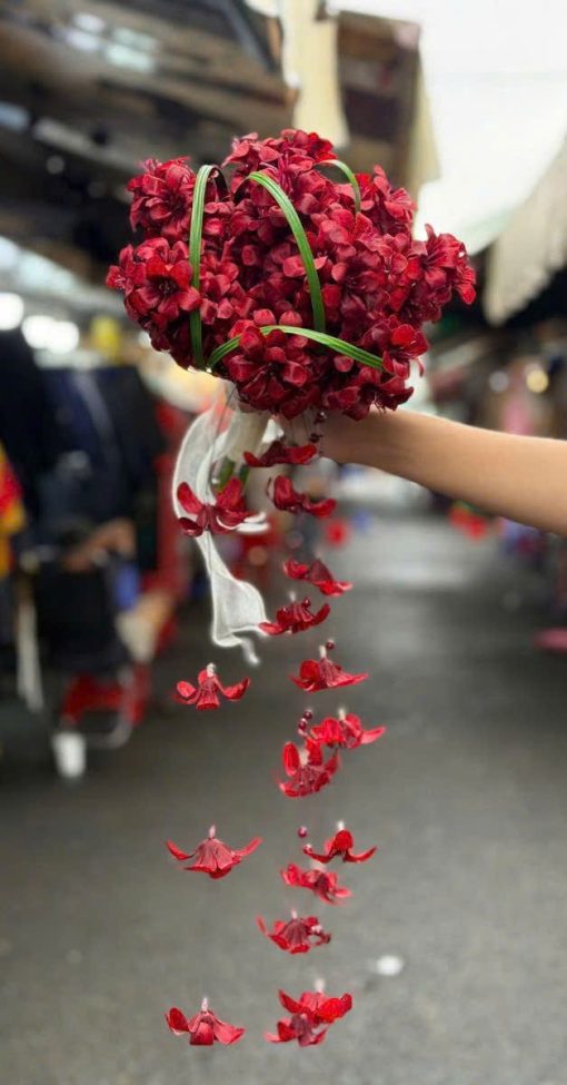 Hoa Cầm Tay Cô Dâu Phụ KIện Chụp Hình Phụ Kiện Cưới - 31