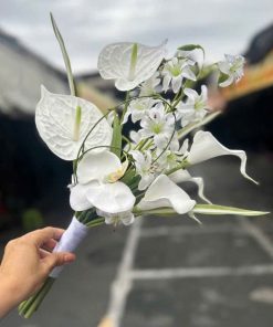 Hoa Cầm Tay Cô Dâu Phụ KIện Chụp Hình Phụ Kiện Cưới - 38