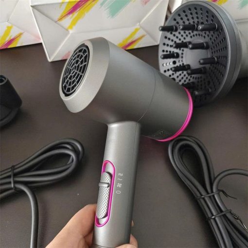 Máy Sấy Tóc Chuyên Nghiệp Hình Chữ T Kèm 3 Đầu Sấy Tạo Kiểu Công Suất Cao - Hình ảnh 4