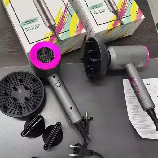 Máy Sấy Tóc Chuyên Nghiệp Hình Chữ T Kèm 3 Đầu Sấy Tạo Kiểu Công Suất Cao - Hình ảnh 2