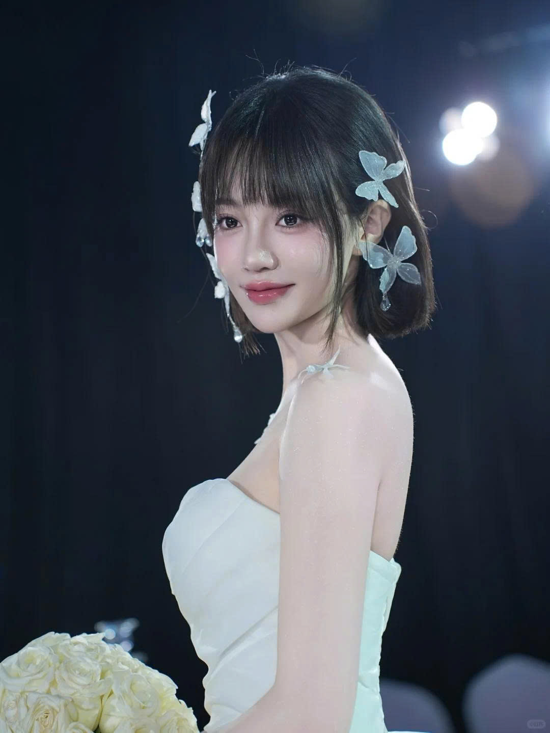 Set 2 Món Hồ Điệp Lưới Đính Kim Tuyến Mix Phale Giọt Nước - Hình ảnh 11