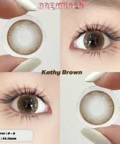 Contact Lens Dreamoon Chính Hãng, Lens Douyin Màu Brown - Kathy